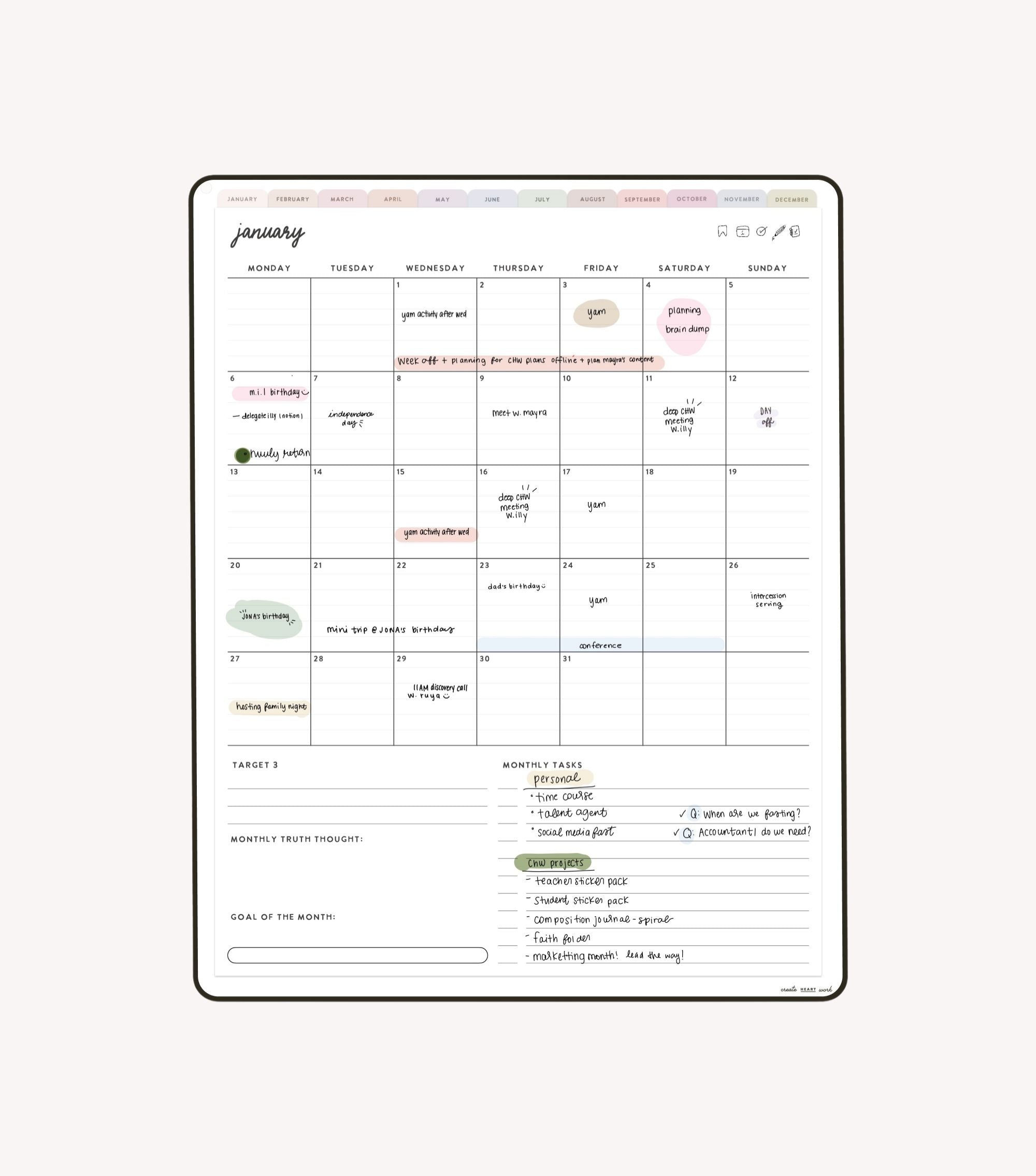 2025 Heart Work Life Planner (Volume 2)