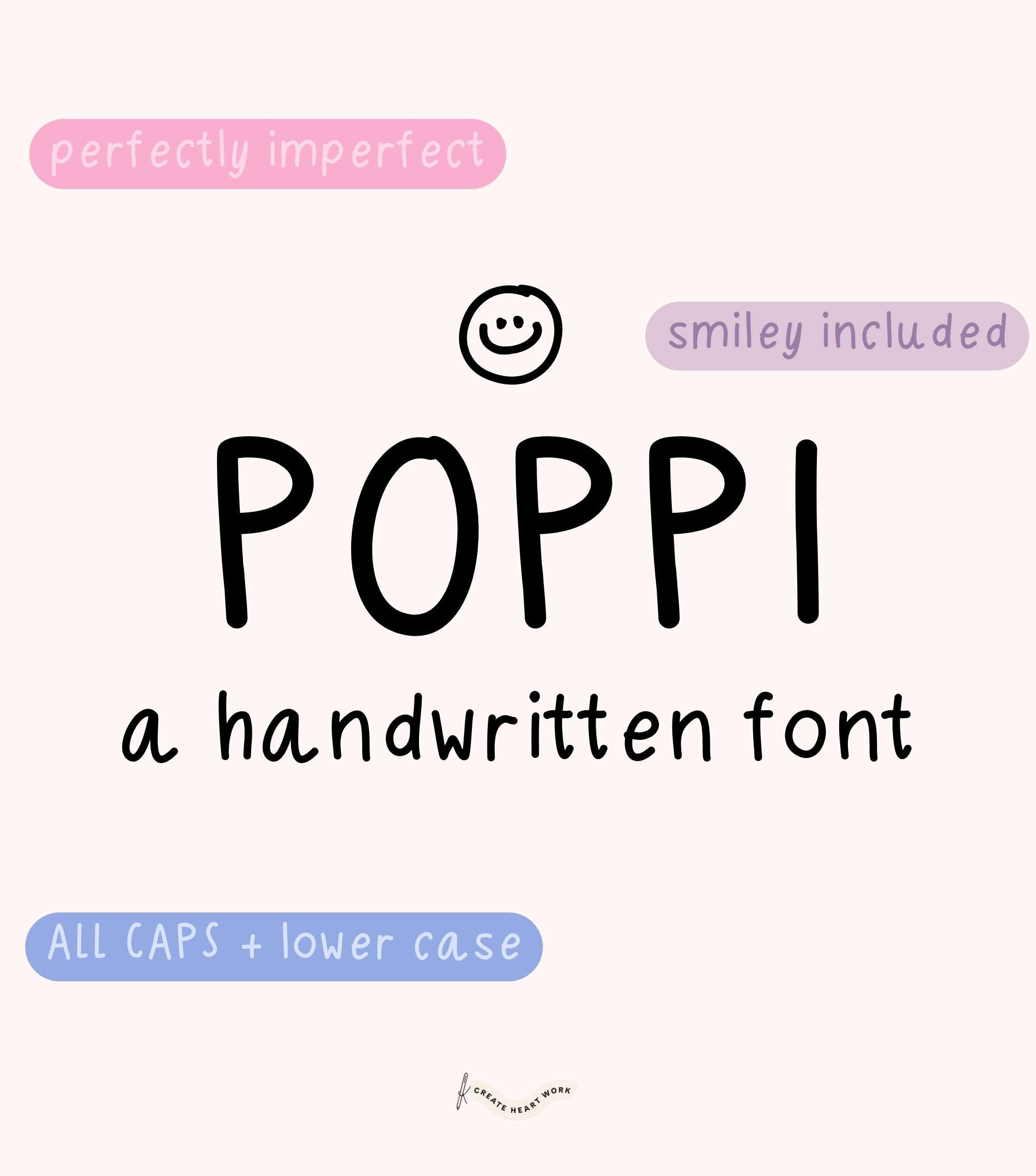 Poppi Handwritten Font