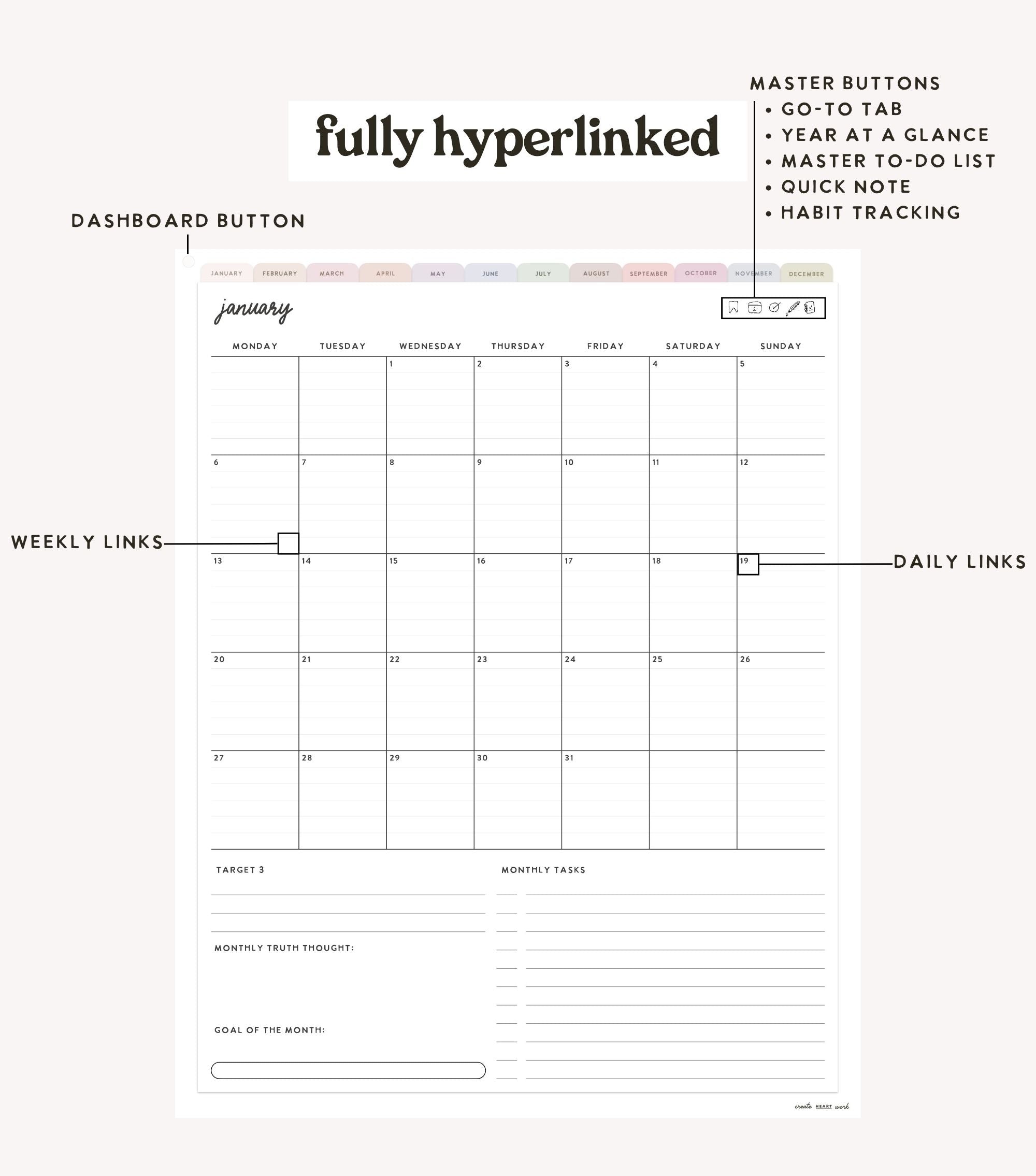 2025 Heart Work Life Planner (Volume 2)