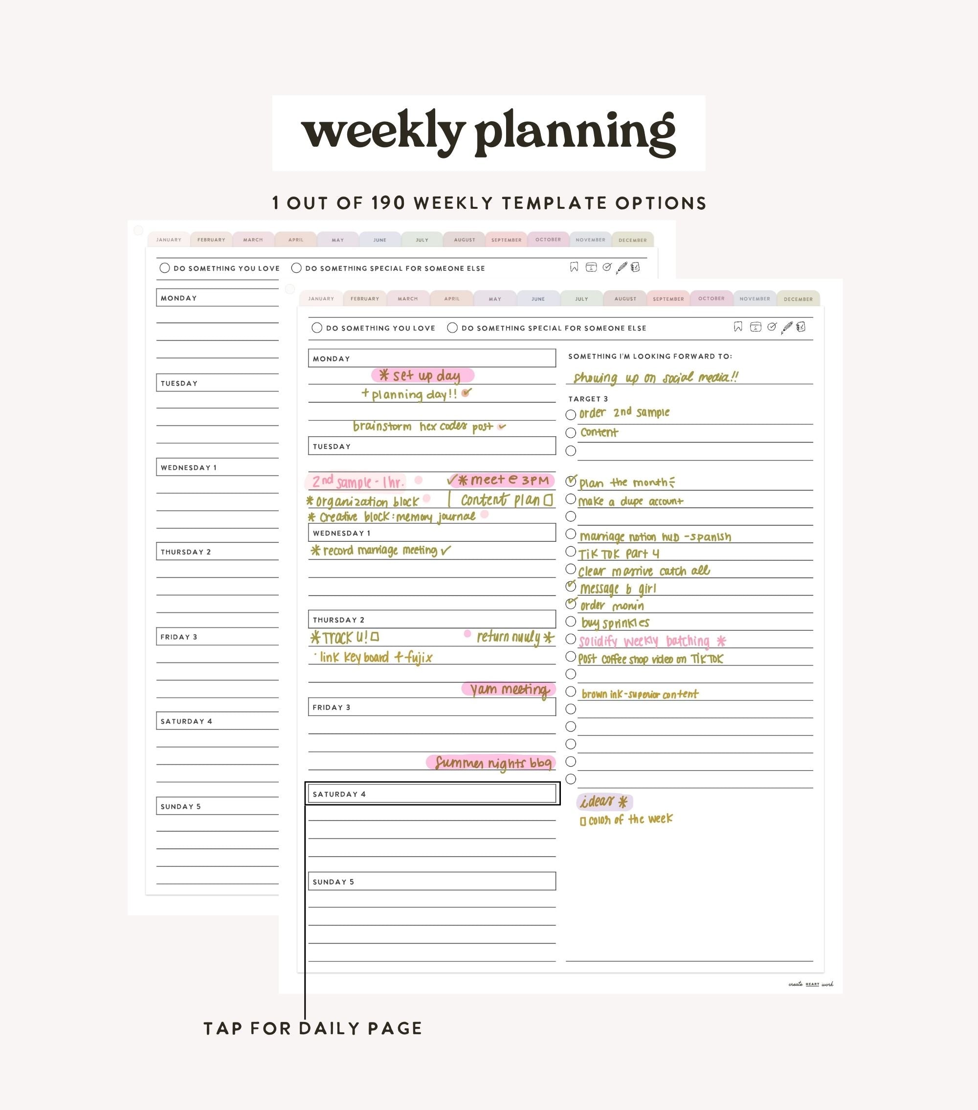 2025 Heart Work Life Planner (Volume 2)