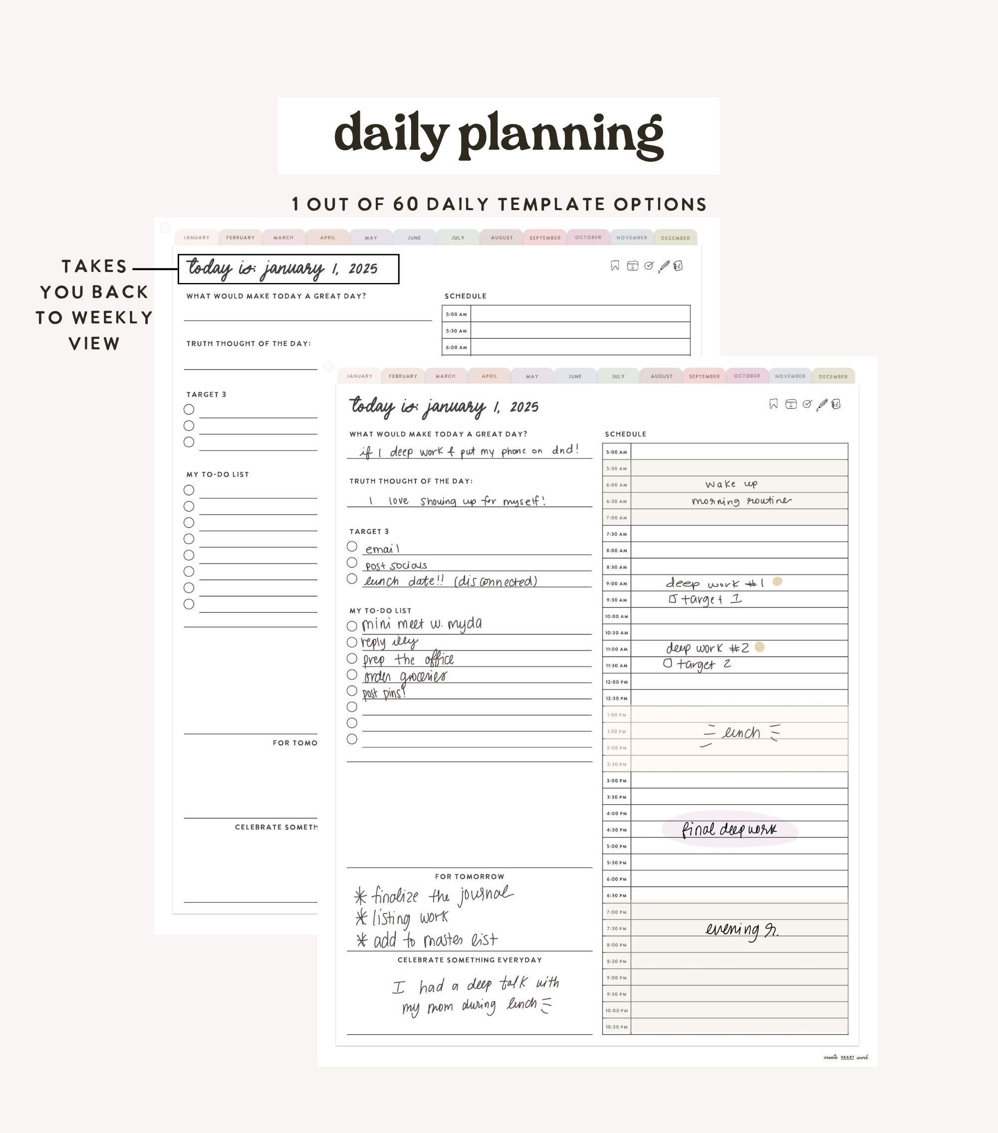 2025 Heart Work Life Planner (Volume 2)