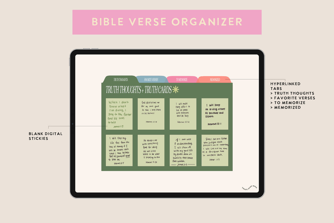 💫 The Bible Verse Organizer