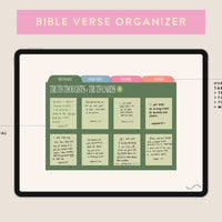 💫 The Bible Verse Organizer