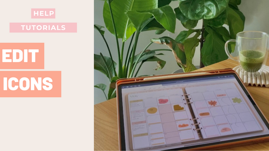 Edit your 2022 Planner Icons