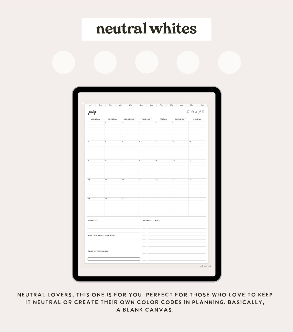 Simple Printable Planner Inserts for Uneven Spacing (PDF) | TemplateNest