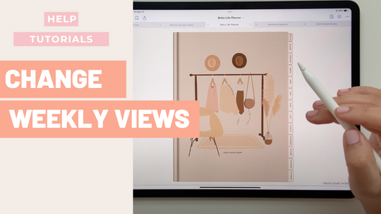 How to change weekly views