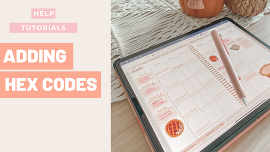 Adding HEX codes