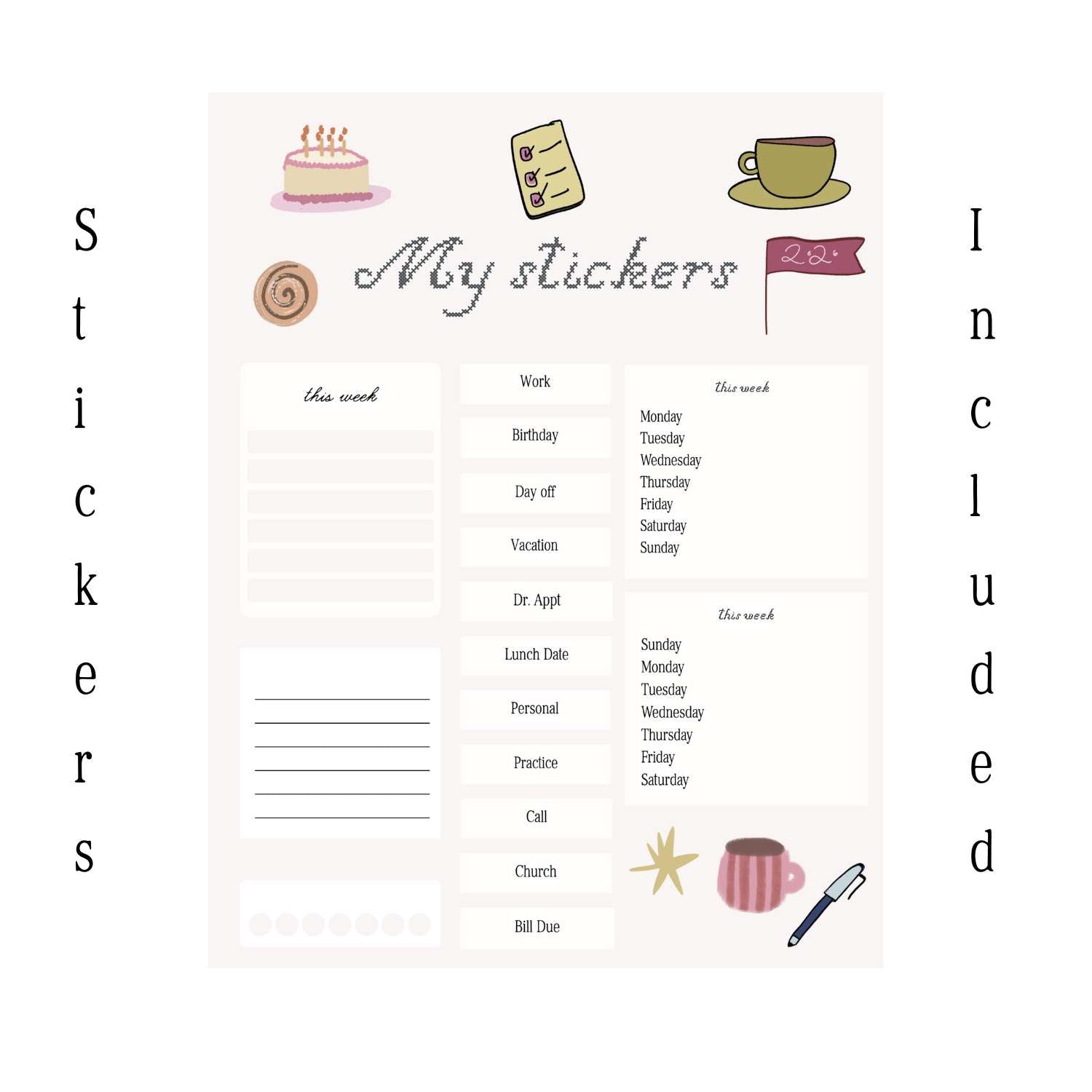 2026 * NEW * HEART WORK PLANNER