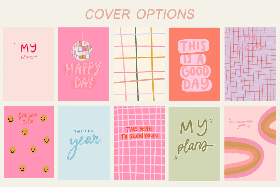 🗓️ 2023 - 2024 Playful Portrait Heart Work Planner + Undated Planner