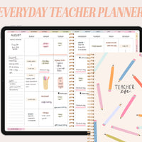 🍎 2023 - 2024 Everyday Teacher + Undated Planner