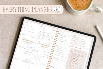 ☁️ 2023 - 2024 Everything Planner 3.0 | Heart Work Planner Landscape + Undated Planner