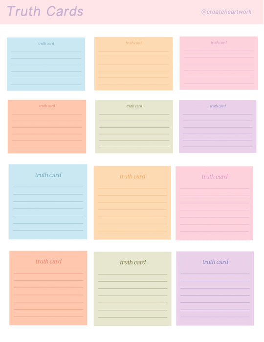 Truth Cards
