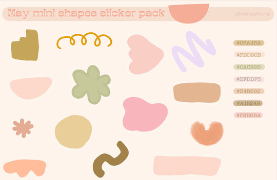 MAY STICKERS goodnotes file
