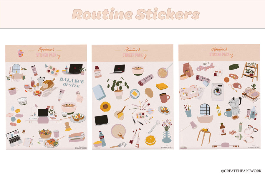 Routines Sticker Pack