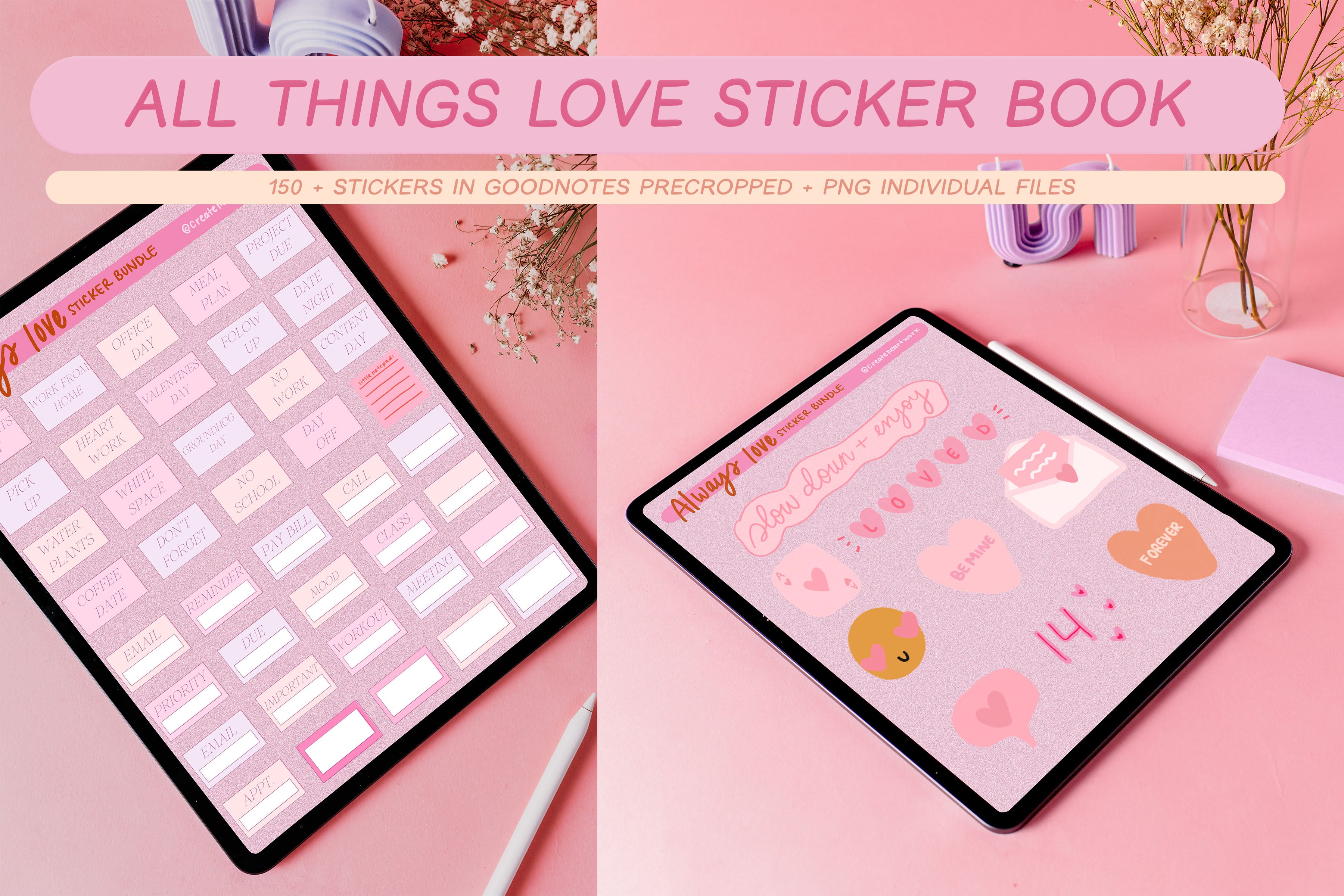 2023 All Things Love Sticker Book