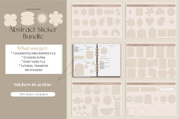 Abstract Sticker Bundle
