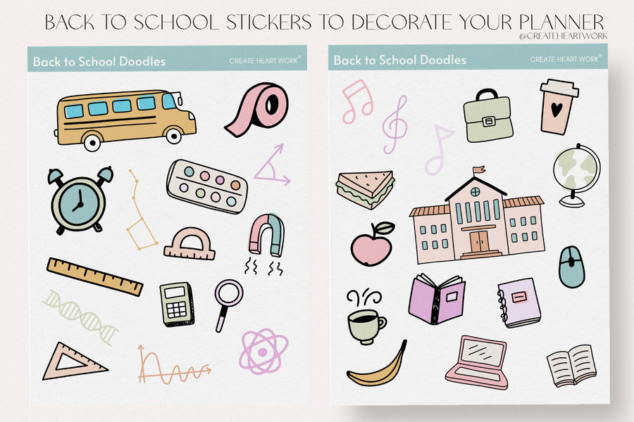 Back To School Doodles