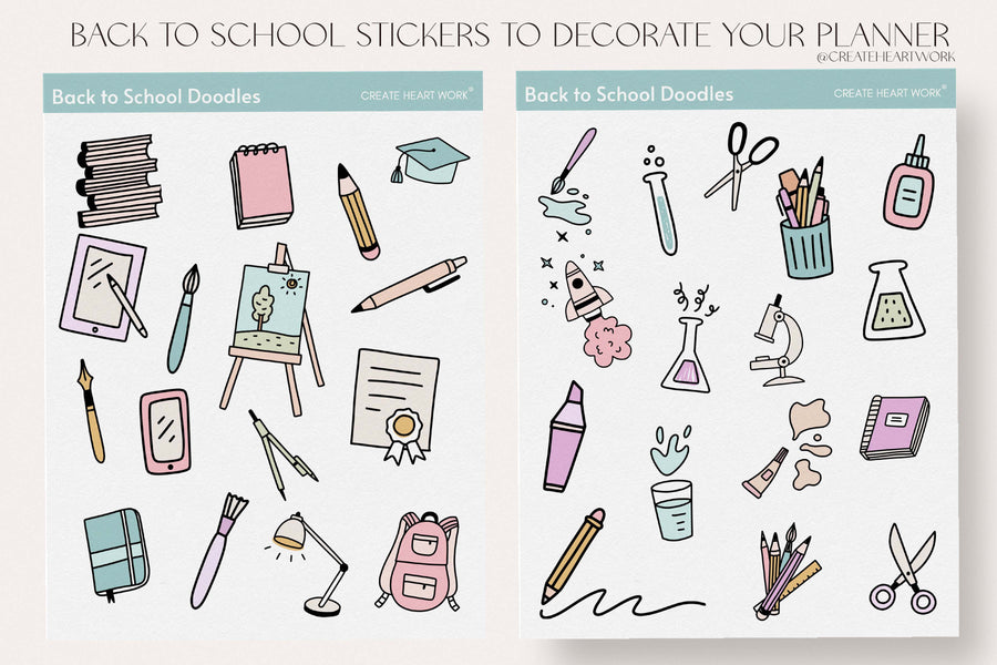 Back To School Doodles