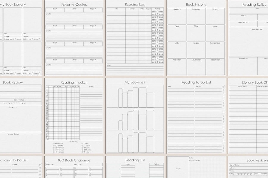 Book/ Reading Inserts