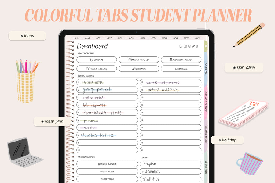 ✏️ 2023 - 2024 Everyday Student + Undated Planner