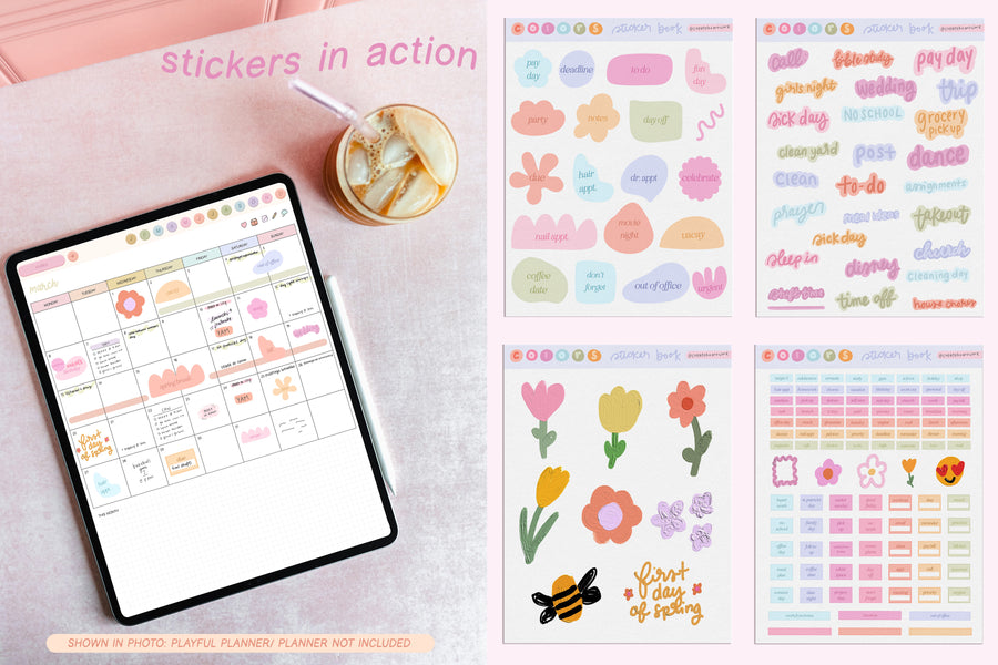2023 Colors Sticker Book