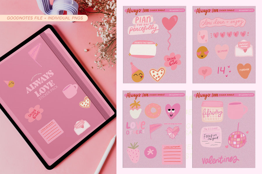 2023 All Things Love Sticker Book