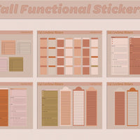 Fall Functional Stickers