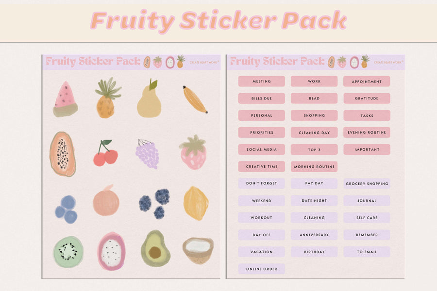 Fruity Sticker Pack