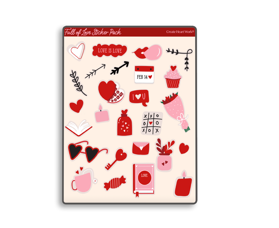 Full Of Love Stickers