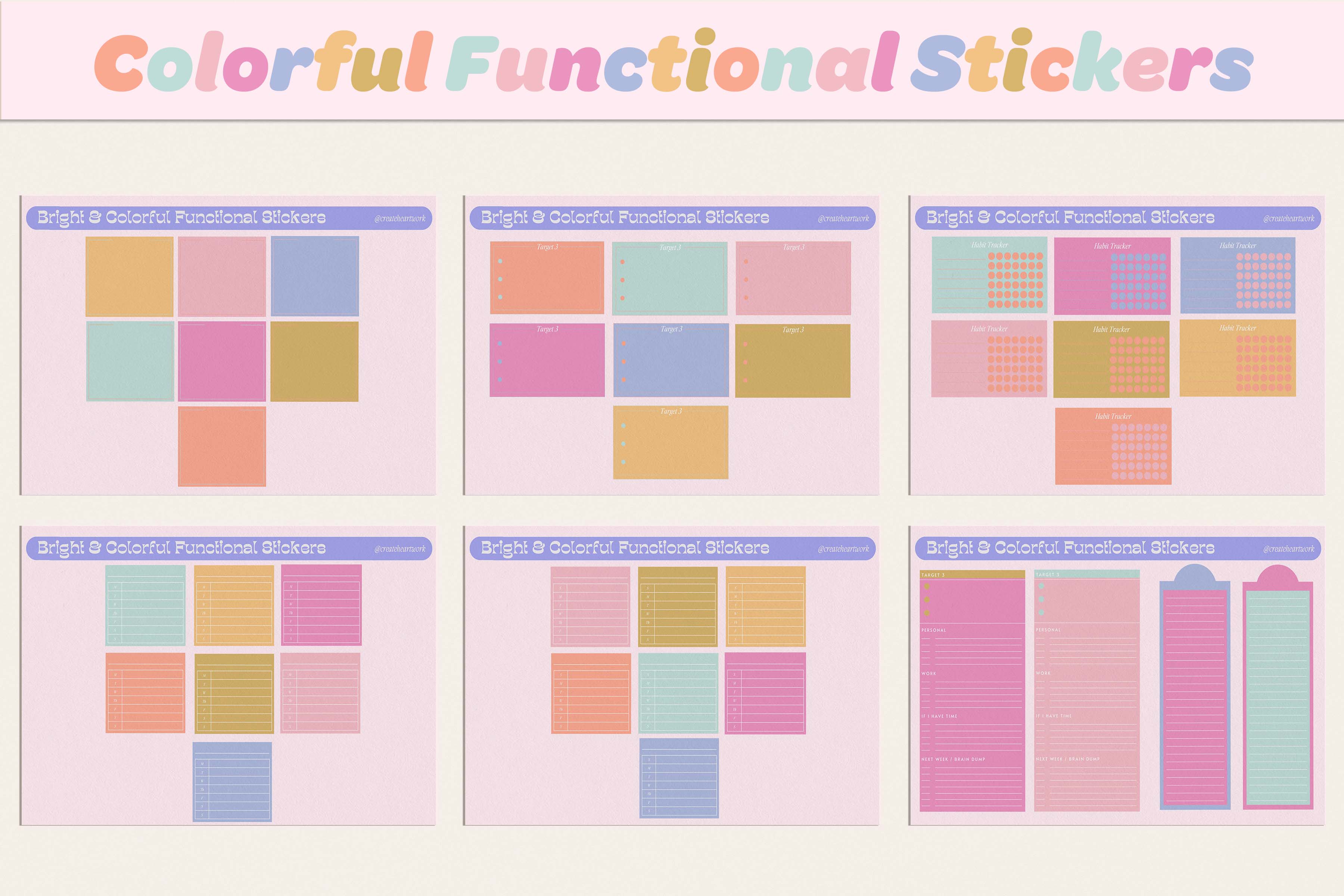 Functional Stickers