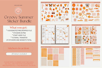 Groovy Summer Stickers