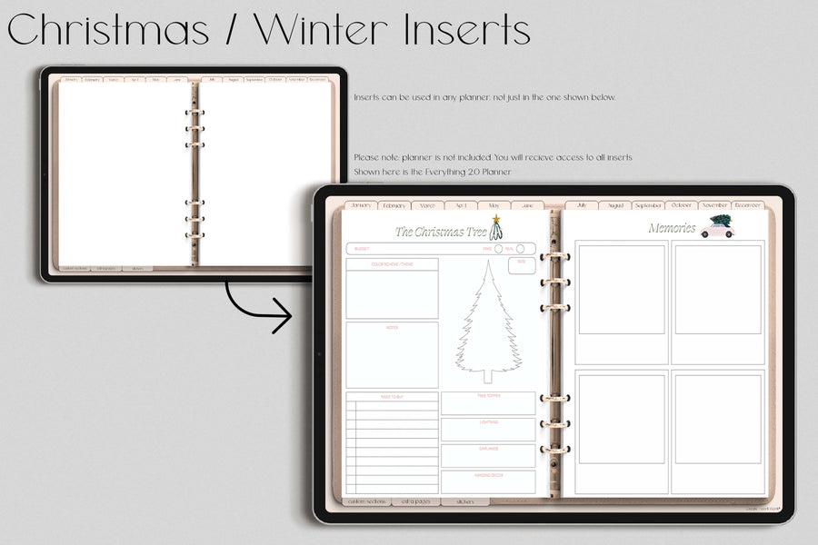 Christmas + Winter Inserts