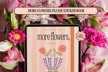 2023 More Flowers, Please Sticker Book