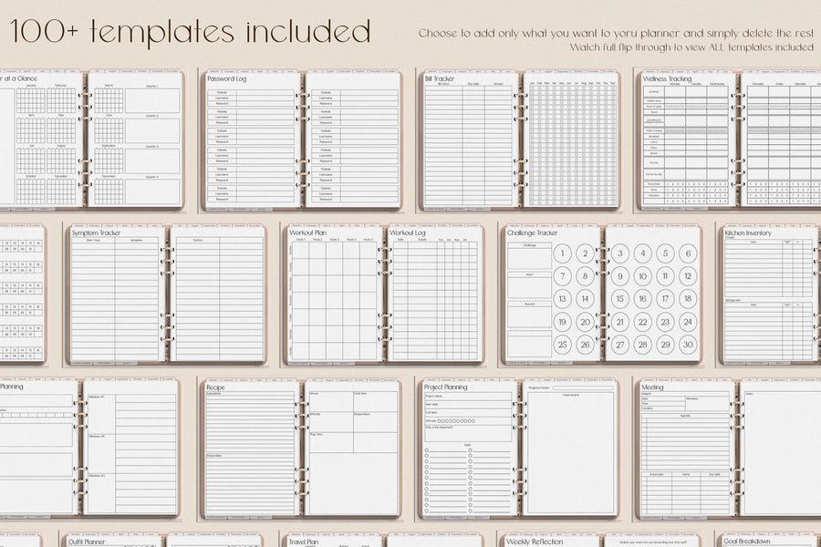 Undated Everything Planner 2.0 Planner