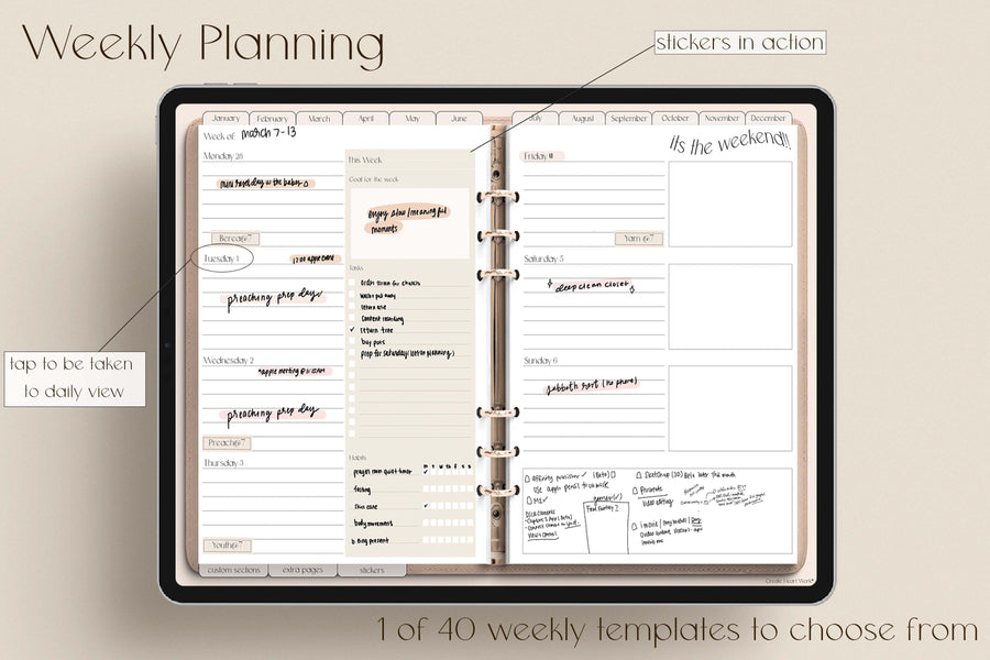 Undated Everything Planner 2.0 Planner