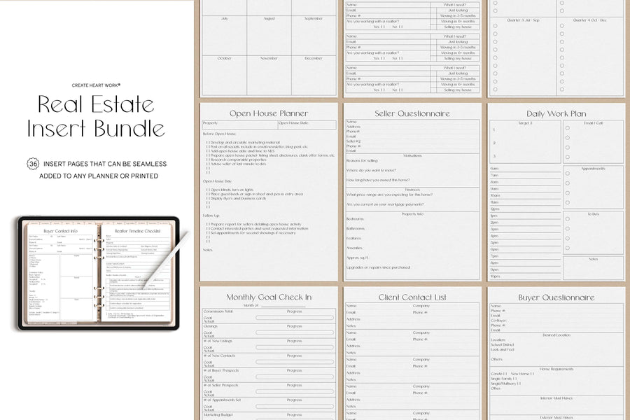Real Estate Inserts