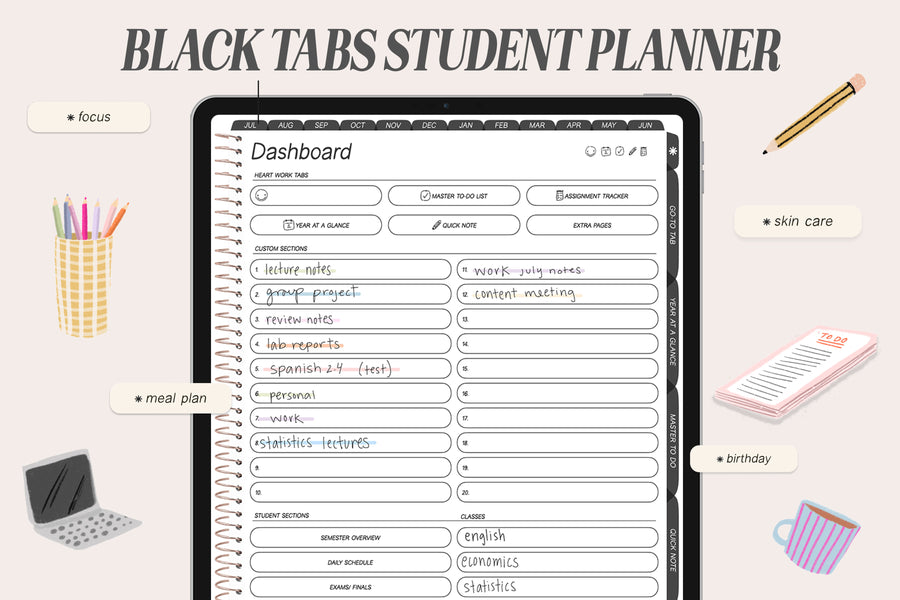 ✏️ 2023 - 2024 Everyday Student + Undated Planner