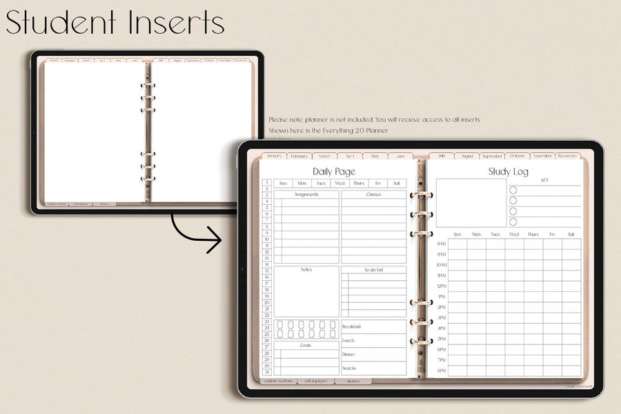 Student Inserts