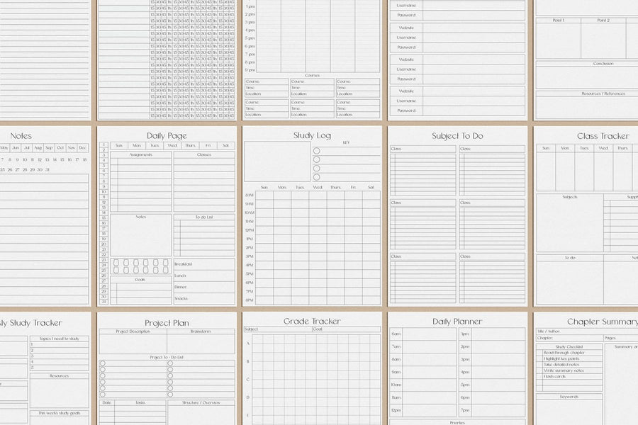 Student Inserts