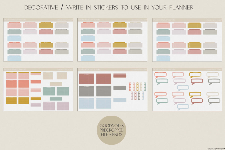 Student Sticker Bundle