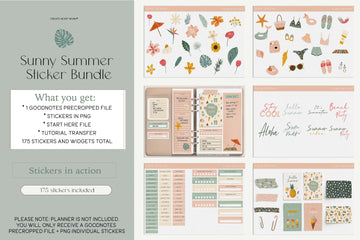 Sunny Summer Stickers