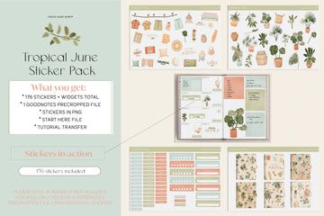 Tropical June Stickers