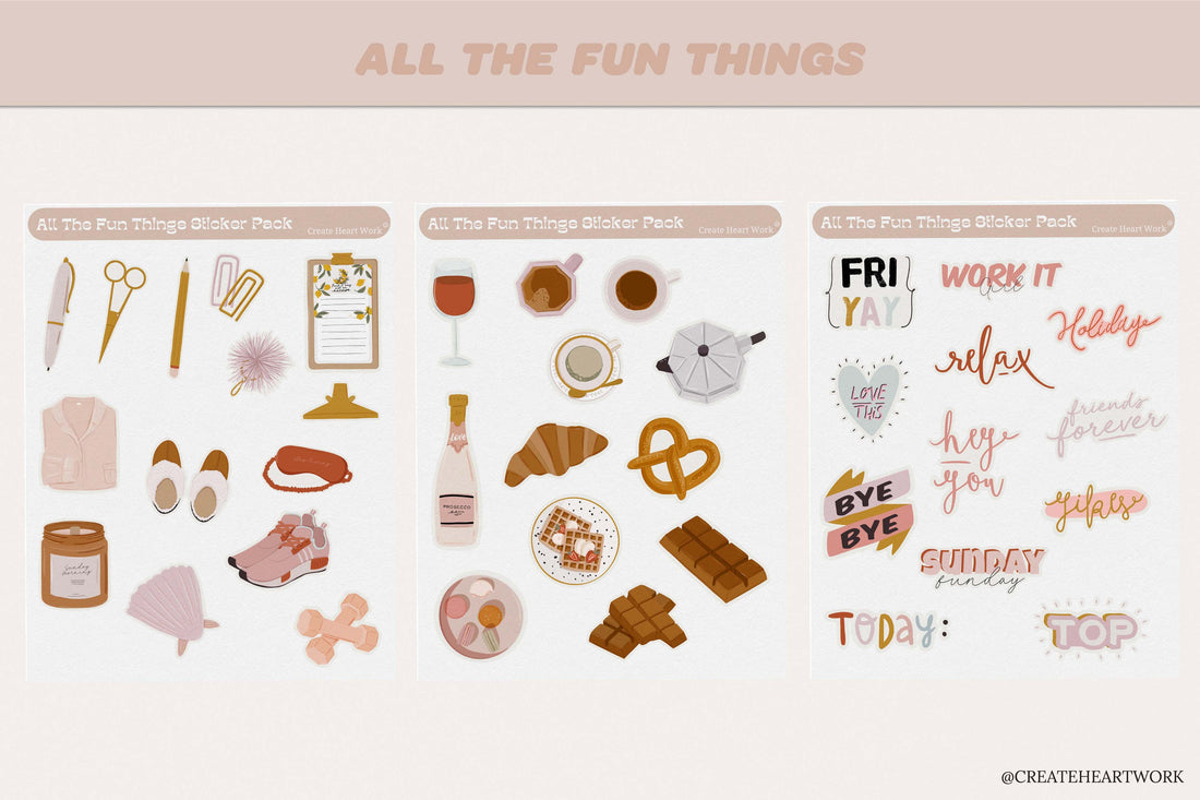 All the Fun Things Sticker Pack
