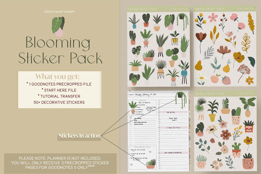 Blooming Sticker Pack